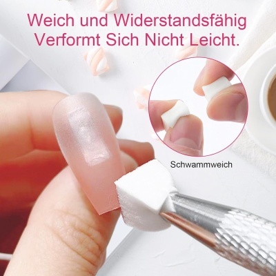 Esponjas Nail Art com Grip Metálico – 100 un.