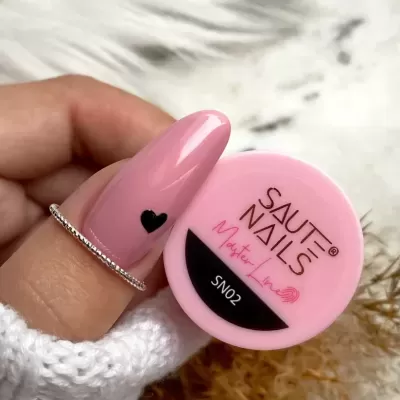 Master Line Gel Saute Nails N.02 - Preto