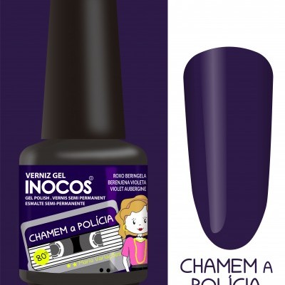 Verniz Gel Inocos – 206 - Chamem a Polícia (Roxo Beringela)