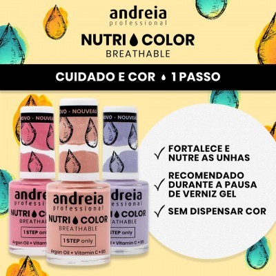 Verniz Andreia Nutricolor NC18 (Lilás)