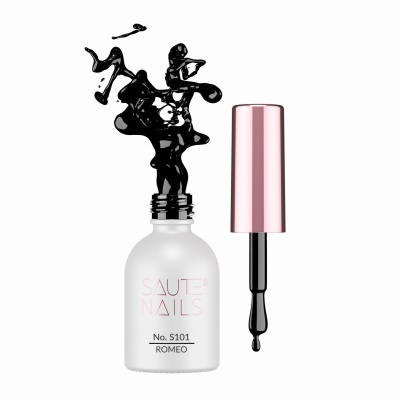 Verniz Gel Saute Nails S101 Romeo - Preto