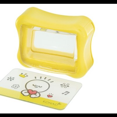 Carimbo Transparente e Raspador KONAD Clear Gelly Stamp Set - Amarelo