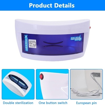 Esterilizador Profissional de Unhas UV e Ozono