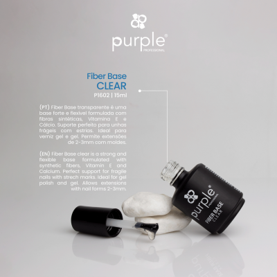 Fiber Base Purple 15ML - Clear (Transparente)