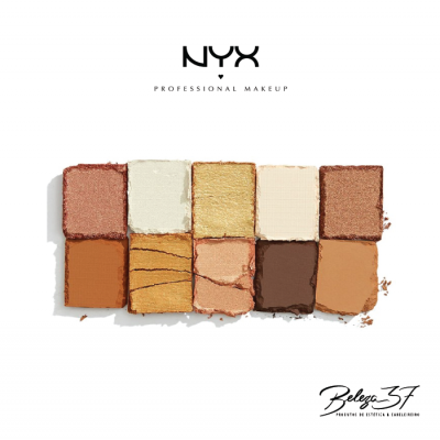 Paleta de Sombras Com Espelho NYX LOVE DISCO 01