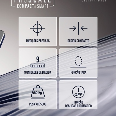 Pro Scale Andreia - A Balança Eletrónica Digital para Cabeleireiros