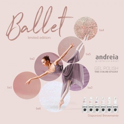 Verniz Gel Andreia – 6 Cores da Coleção “Ballet”