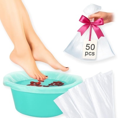 Protetores Descartáveis para Bacia de Pedicure LALILL - 50 Unidades