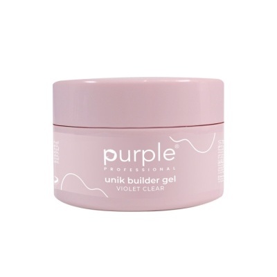 Unik Builder Gel Violet Clear Purple 50gr