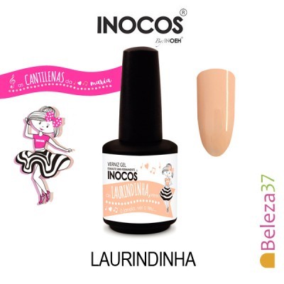 Verniz Gel Inocos 144 – Laurindinha (Laranjinha Pastel)