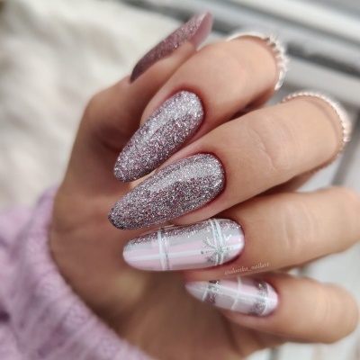 Verniz Gel Saute Nails S237 Xmas Light (Rosa com Efeito Flash)