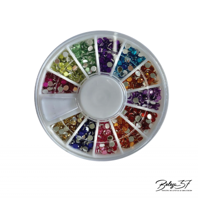 Roda 52 - Cristais Multicolor 2mm