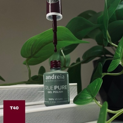 The Gel Polish Andreia True Pure T40 (Bordeaux)