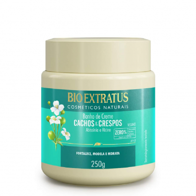 Máscara Banho de Creme Cachos & Crespos Bio Extratus 250g