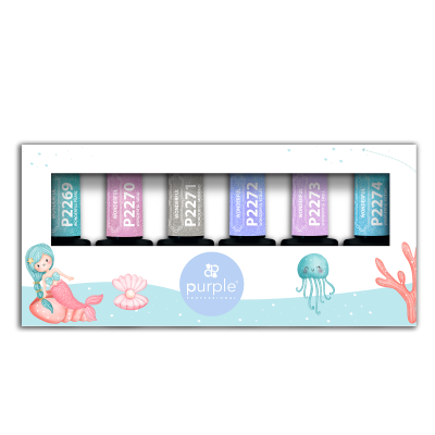 Coleção Verniz Gel PURPLE –  Wonderful Collection (6 cores do P2269 ao P2274)