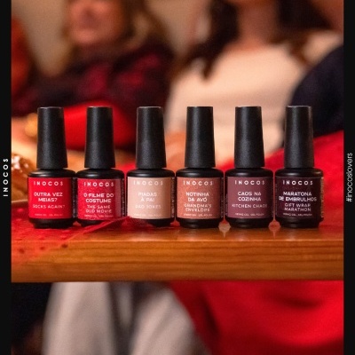 Coleção Verniz Gel Inocos: O TÍPICO NATAL (6 cores)