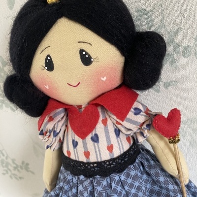 Kit de materiais boneca Alice e Rainha de Copas