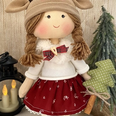 Kit com aula online  boneca Maria Inês