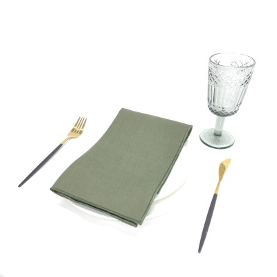 Servilleta Lino COL Moss Green