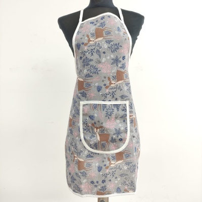 Delantal Estampado Bambi Gris