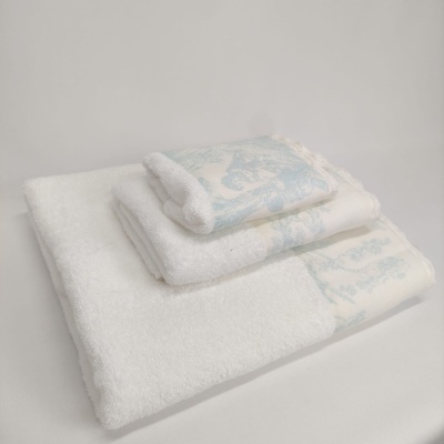Juego de Toallas Baño/Ducha Toile de Jouy