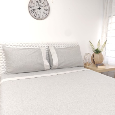 Juego de Sábanas de Franela Rayas Juego de Sábanas de Franela Rayas