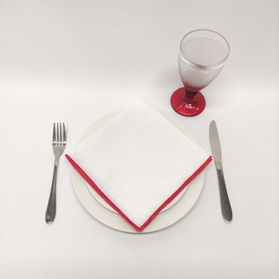 Mantel individual/Servilleta Hexagonal Simple Lino JOL