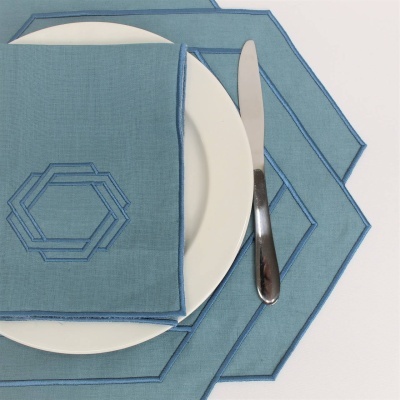 Mantel individual/Servilleta Hexagonal
