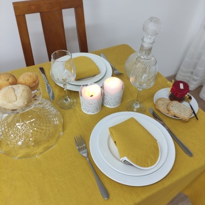 Mantel Rayo de Sol Lino COL