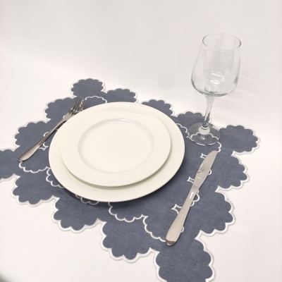 Mantel Individual Belle Gray Lino COL