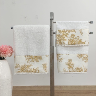 Juego de Toallas Baño/Ducha Toile de Jouy