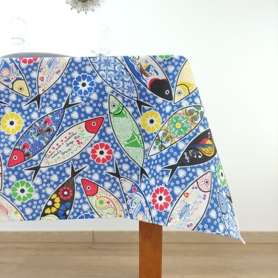 Mantel Algodón Sardinas