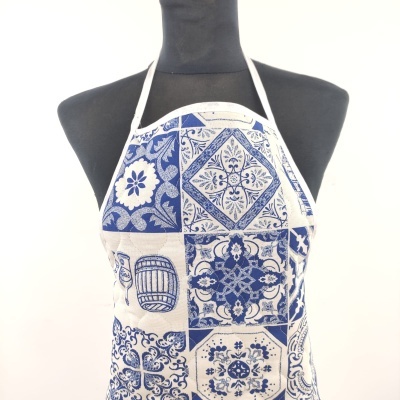 Delantal Acolchado Azulejos