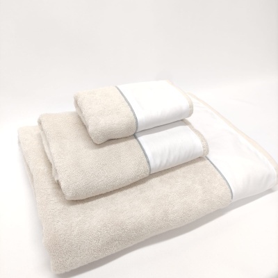 Juego de Toallas Baño Felpo Beige Lazio