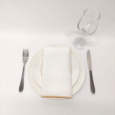 Mantel individual/Servilleta Hexagonal Simple Lino JOL