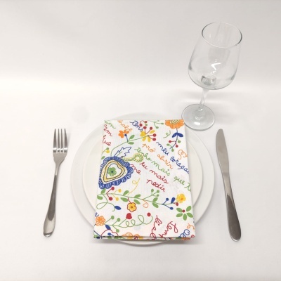 Mantel Individual/Servilleta/Camino de mesa San Valentín