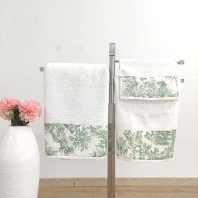 Juego de Toallas Baño/Ducha Toile de Jouy