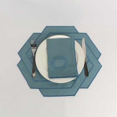 Mantel individual/Servilleta Hexagonal