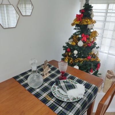 Mantel individual/Servilleta/Camino de Mesa Square FOL