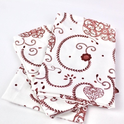 Mantel Individual/Servilleta/Camino de mesa Viana Red BI