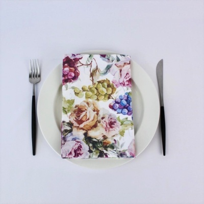 Mantel Individual/Servilleta Algodón Digi