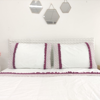 Juego de Sábanas Purple Volante