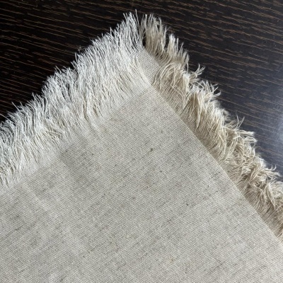 Mantel individual/Servilleta de Lino desmenuzado beige ​