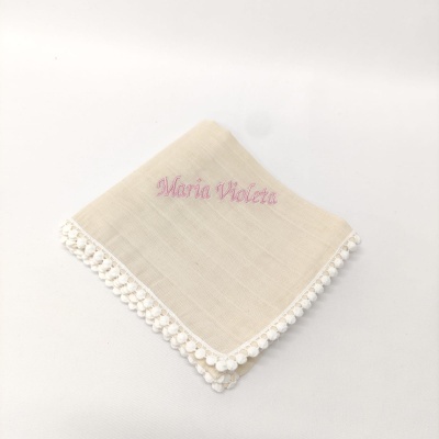 Gasa Rustic Encaje Bebé