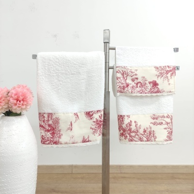 Juego de Toallas Baño/Ducha Toile de Jouy