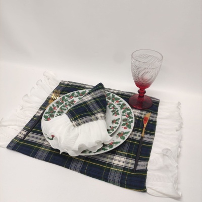 Mantel individual/Servilleta/Camino de Mesa Square FOL