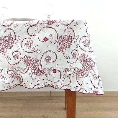 Mantel Viana RED con Volante