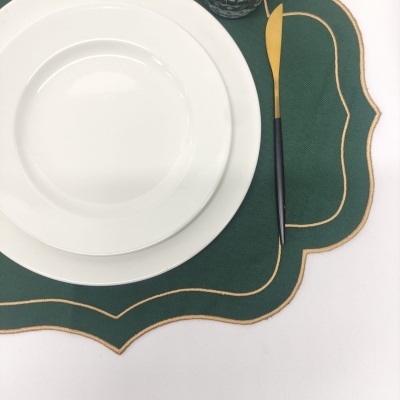 Mantel Individual Algodón Verde ANDRA