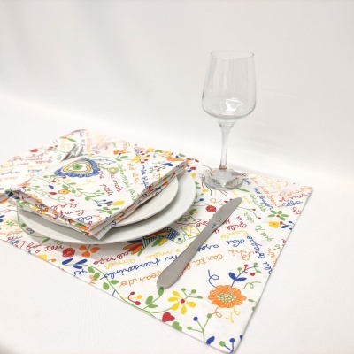 Mantel Individual/Servilleta/Camino de mesa San Valentín