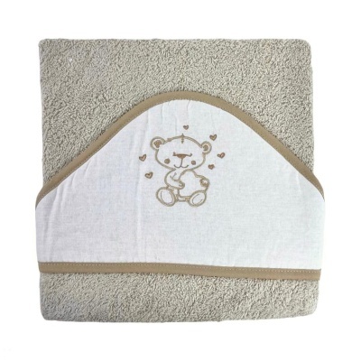 Toalla Baño Bebé Oso